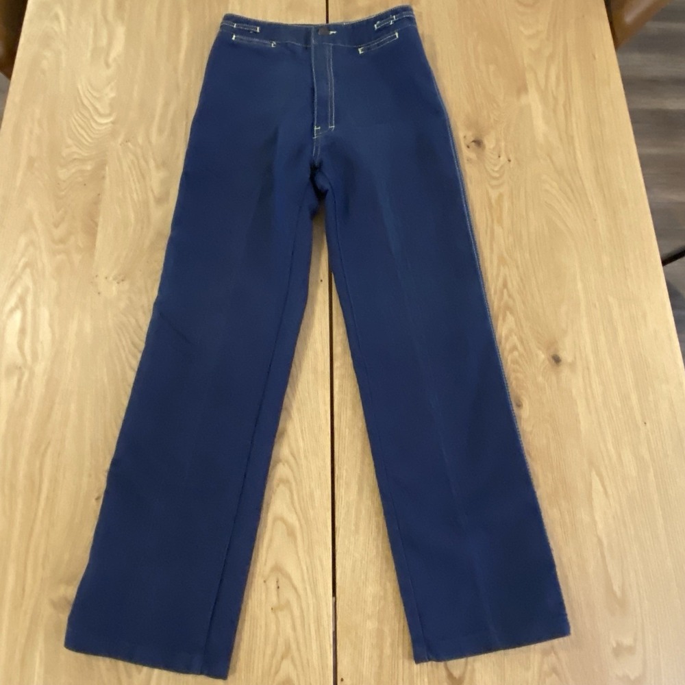 Vintage Saint Germain Paris Wide Leg Jeans Womens 9/10 Dark Wash High Waist